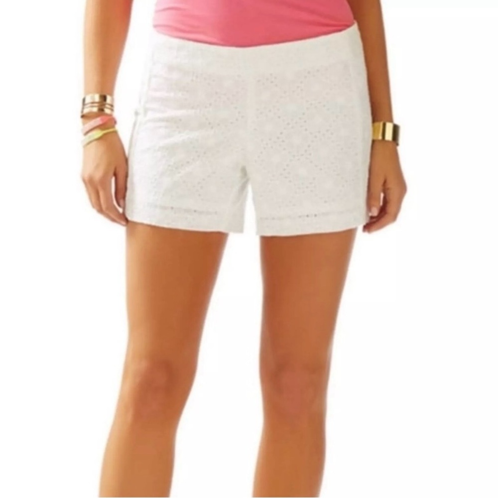 Lilly Pulitzer eyelet white shorts size 8